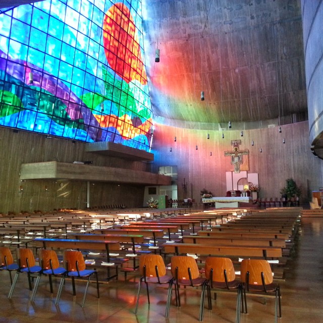 Panoramica sull'interno della Chiesa